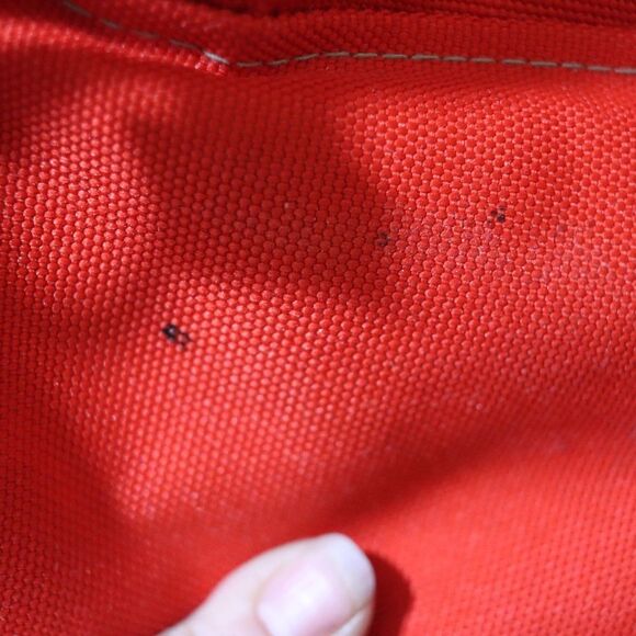 Marlboro Vintage Red Black Large Duffel Bag Drawstring Shoulder Strap Pocket - Picture 14 of 16